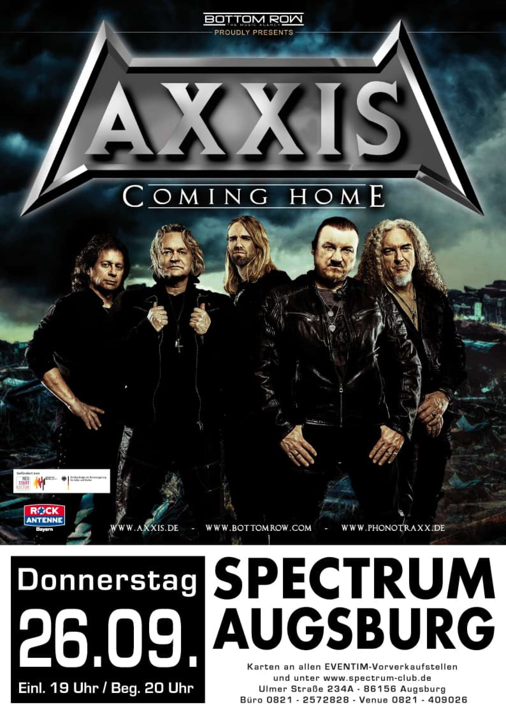 AXXIS live in Augsburg am 26.09.2024