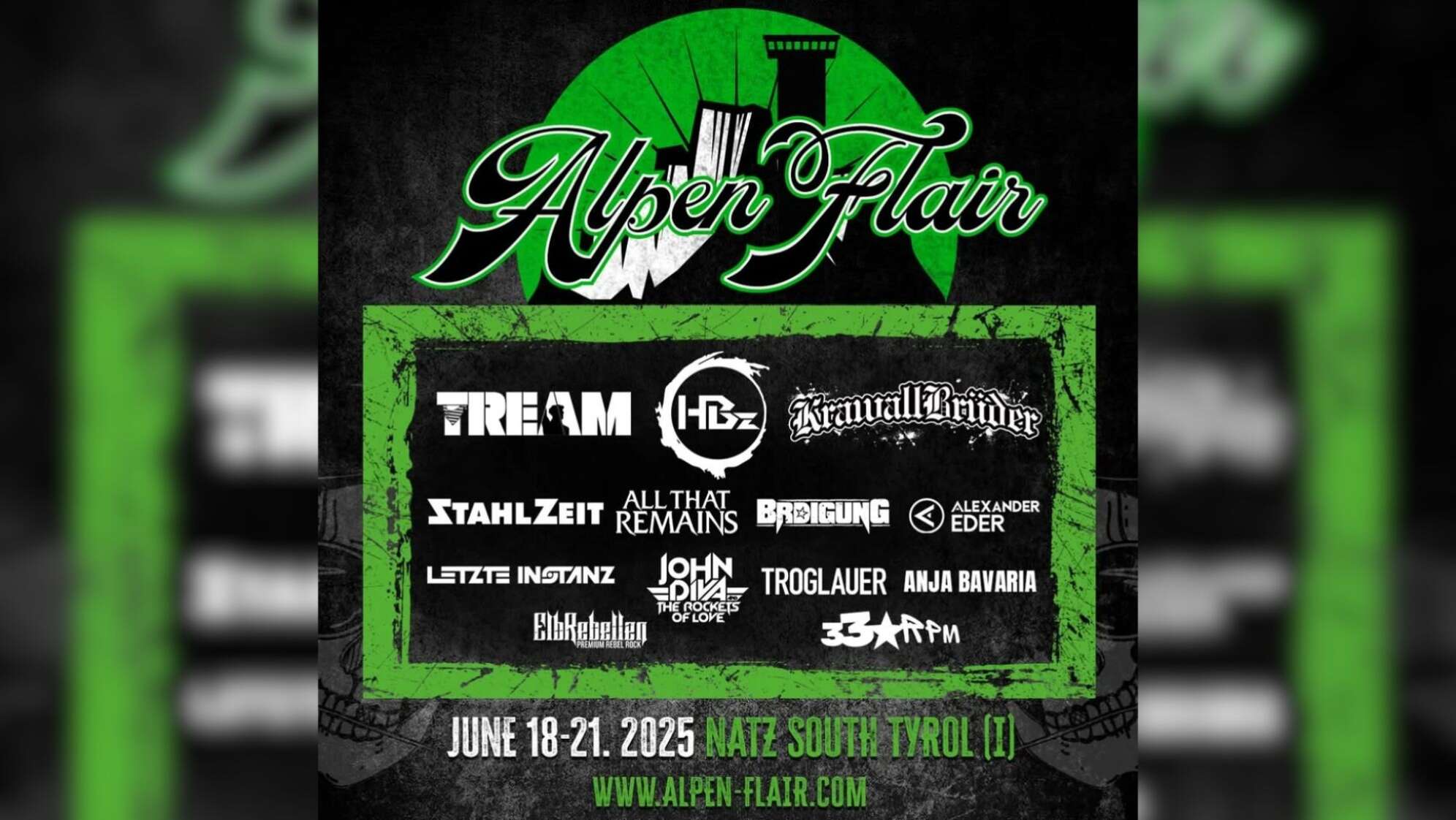 Das Alpenflair Lineup 2025 mit Tream, Brdigung und mehr!