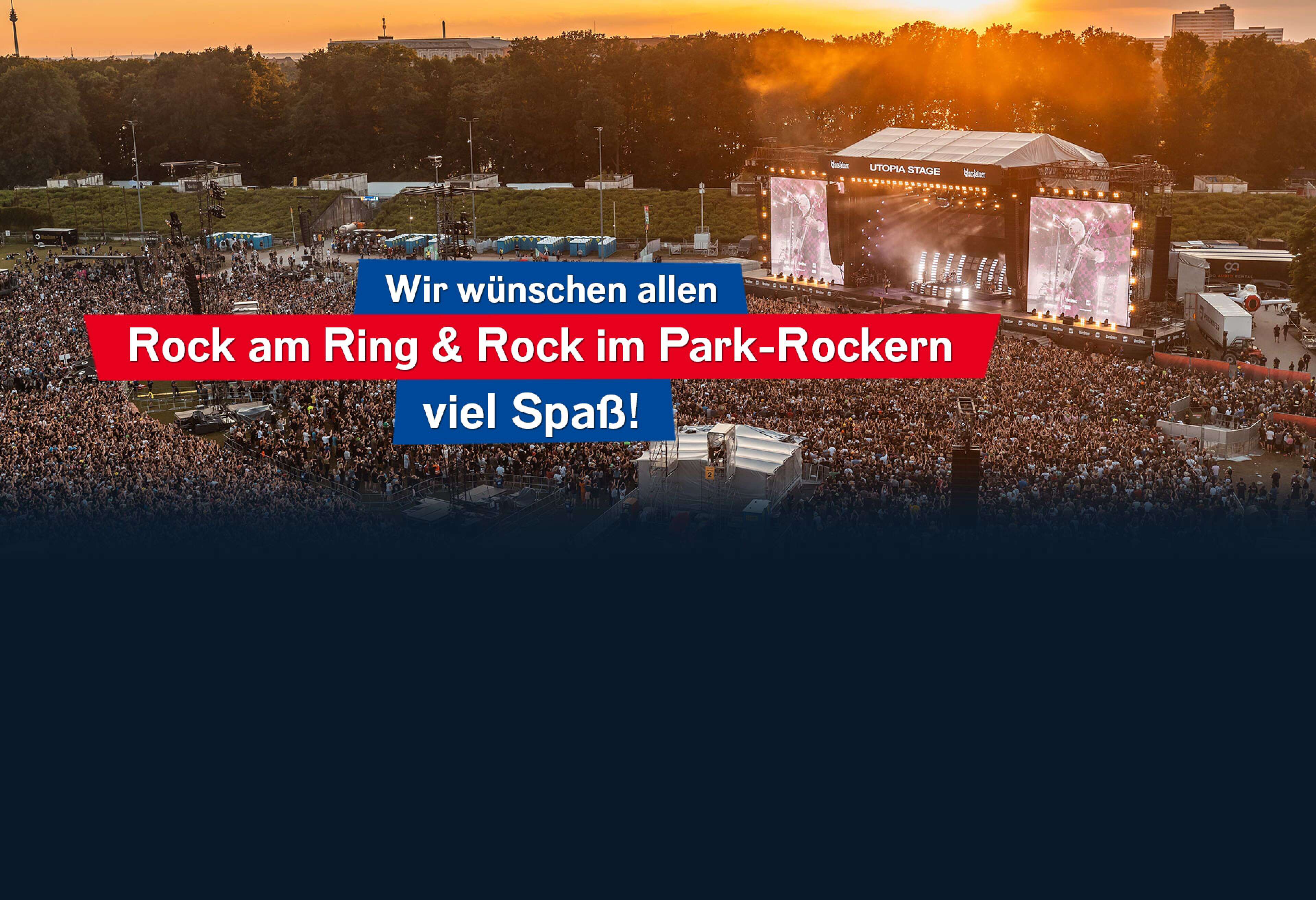 Header: Viel Spaß bei Rock im Park und Rock am Ring!