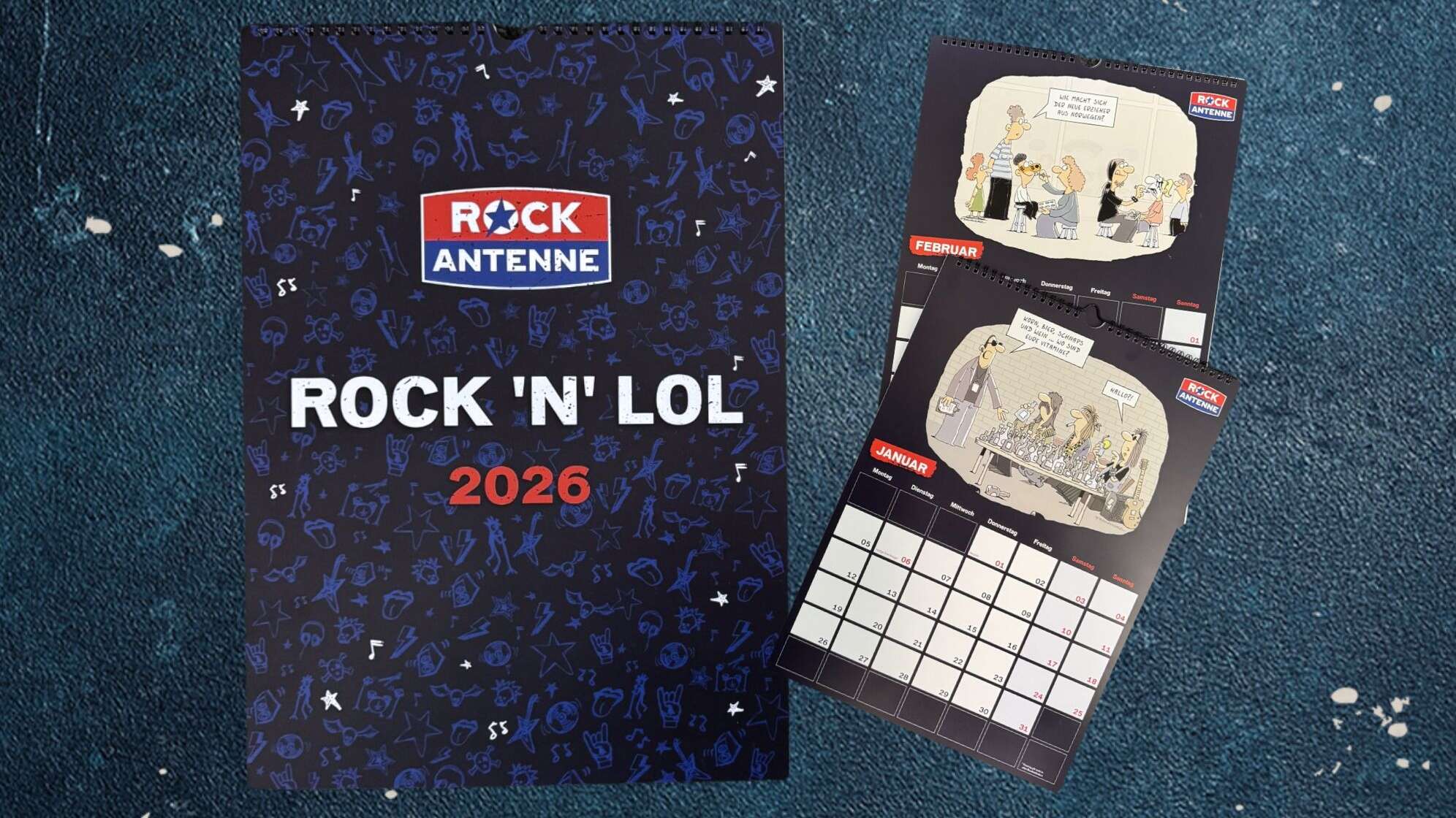 ROCK ANTENNE Wandkalender 2026