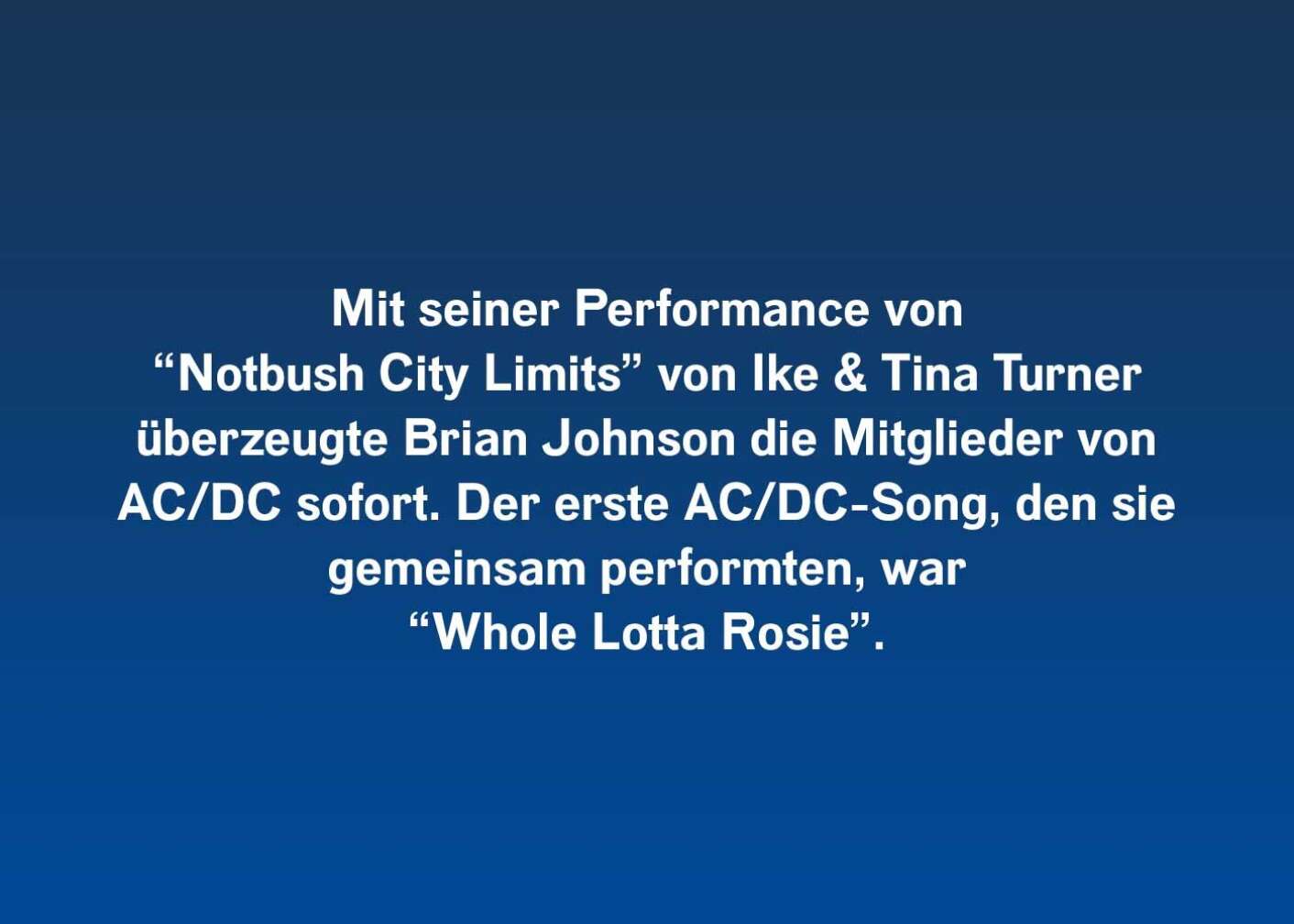Fakten über AC/DC
