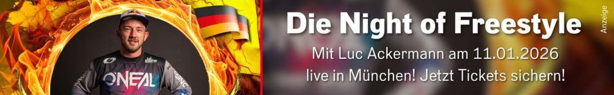 Anzeige: Night Of Freestyle am 11.01.2026 in München - jetzt Tickets sichern