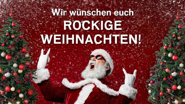 Have a Rockin' X-Mas: Das Programm von Weihnachten bis Silvester auf ROCK ANTENNE Bayern!