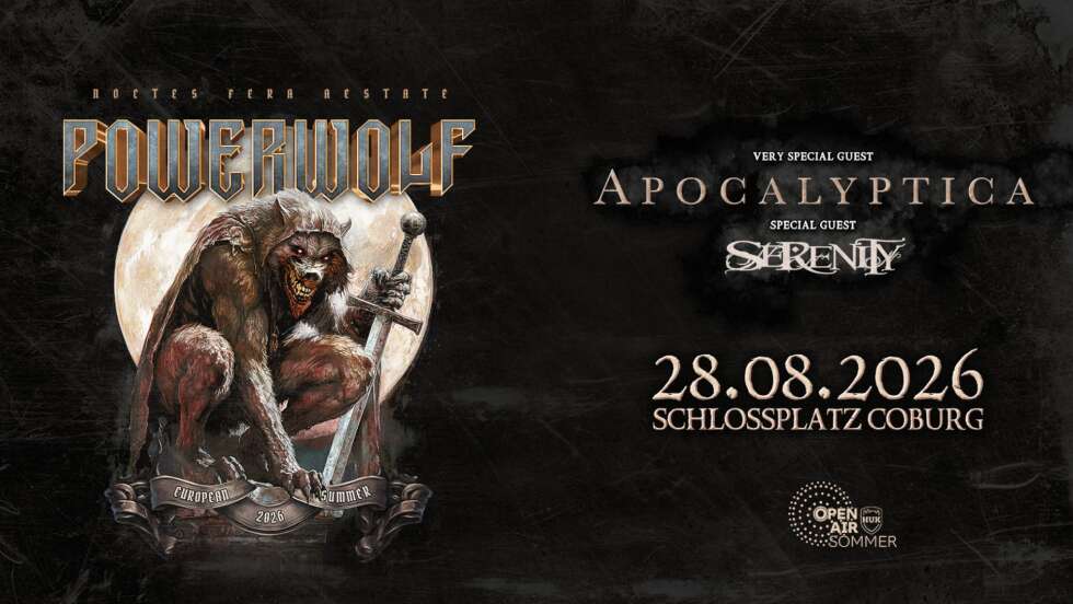 28.08.2026: Powerwolf live in Coburg