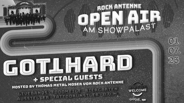 VERSCHOBEN auf 15.06.2024: Das ROCK ANTENNE Open Air am Showpalast