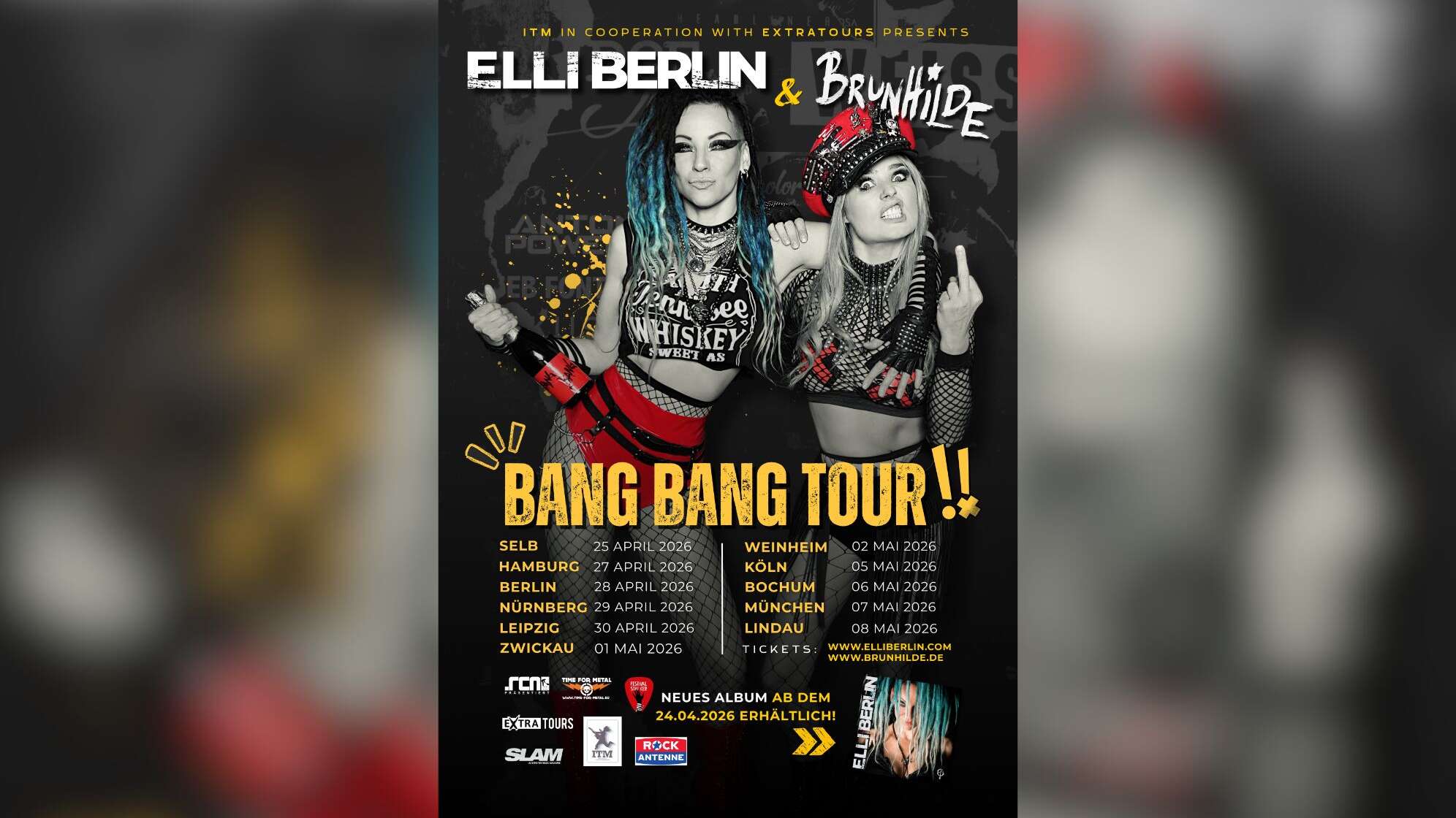 Elli Berlin x Brunhilde Tourplakat