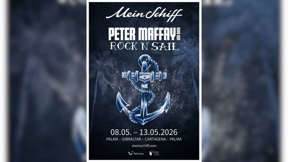 08.-13.05.2026: ROCK 'N' SAIL mit Peter Maffay und Band / Mittelmeer