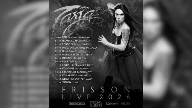 September+Oktober 2026: Tarja live auf Deutschlandtour