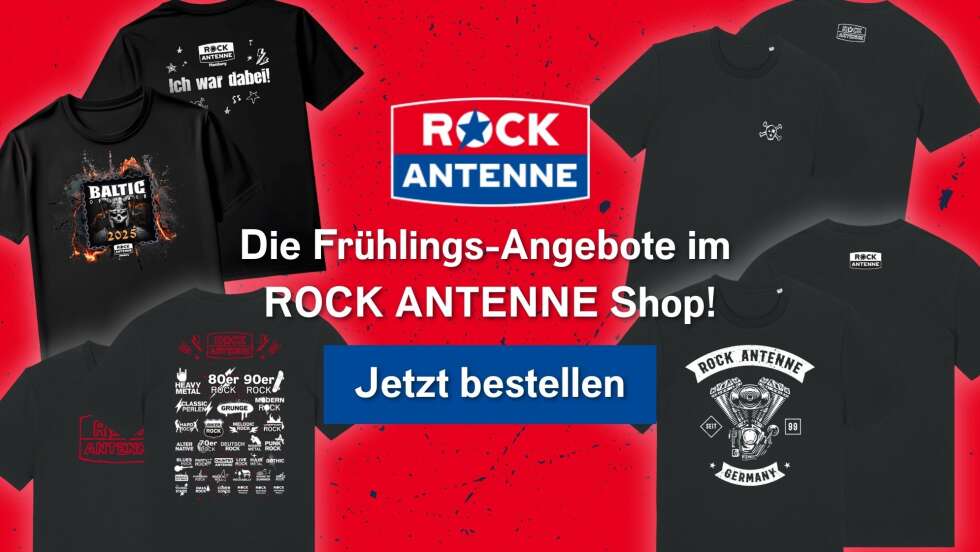 ROCK ANTENNE Bayern T-Shirts: Jetzt zum Frühlings-Rabatt sichern!