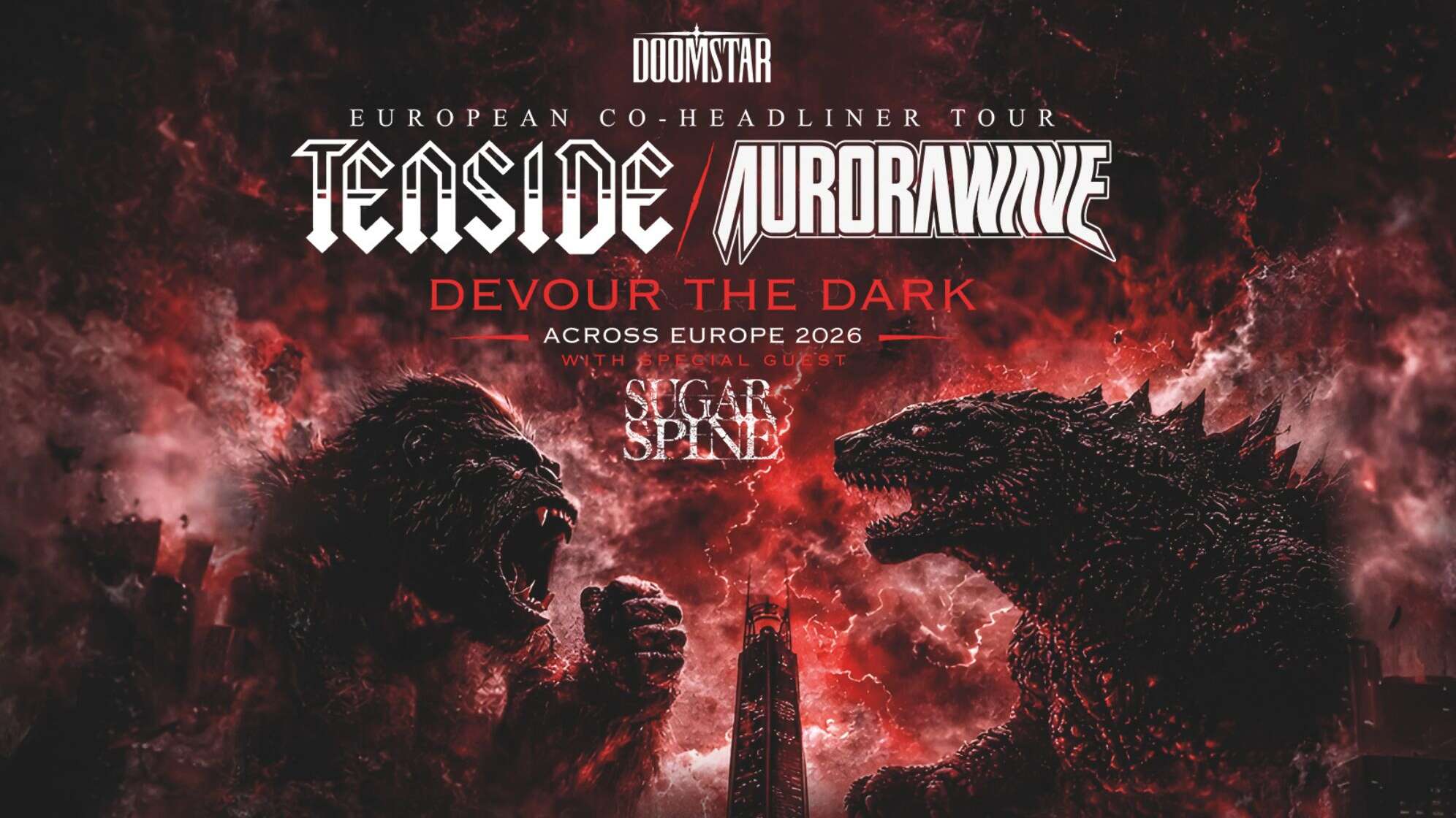 Tenside und Aurorawave Tourplakat