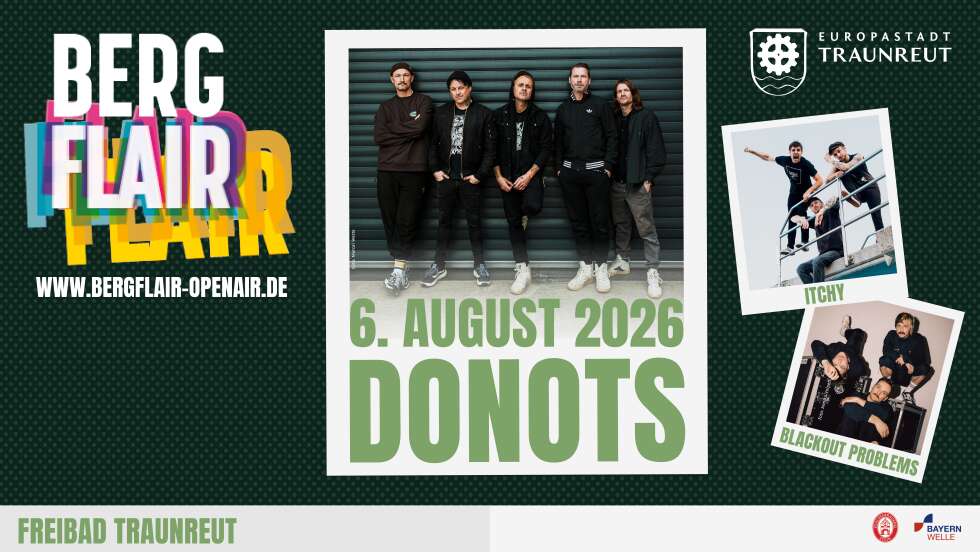 Neu im ROCK ANTENNE Konzertkalender: Rocknacht beim Bergflair Open Air und viele mehr!