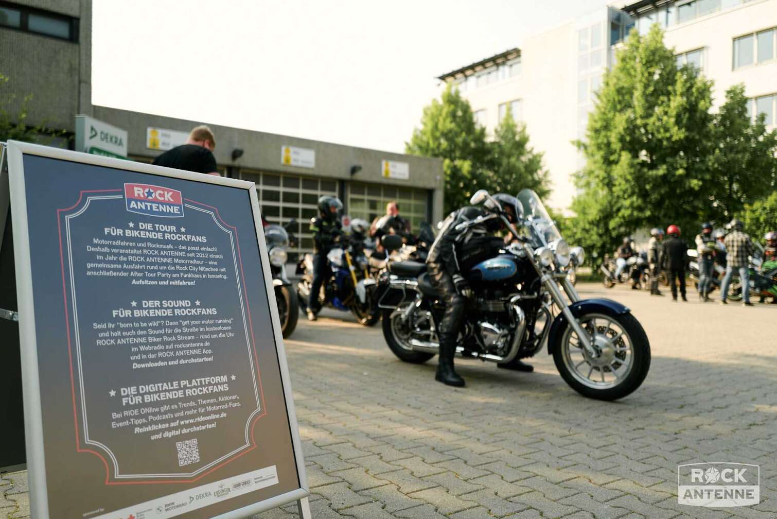 Ein Foto der ROCK ANTENNE Motorradtour 2023