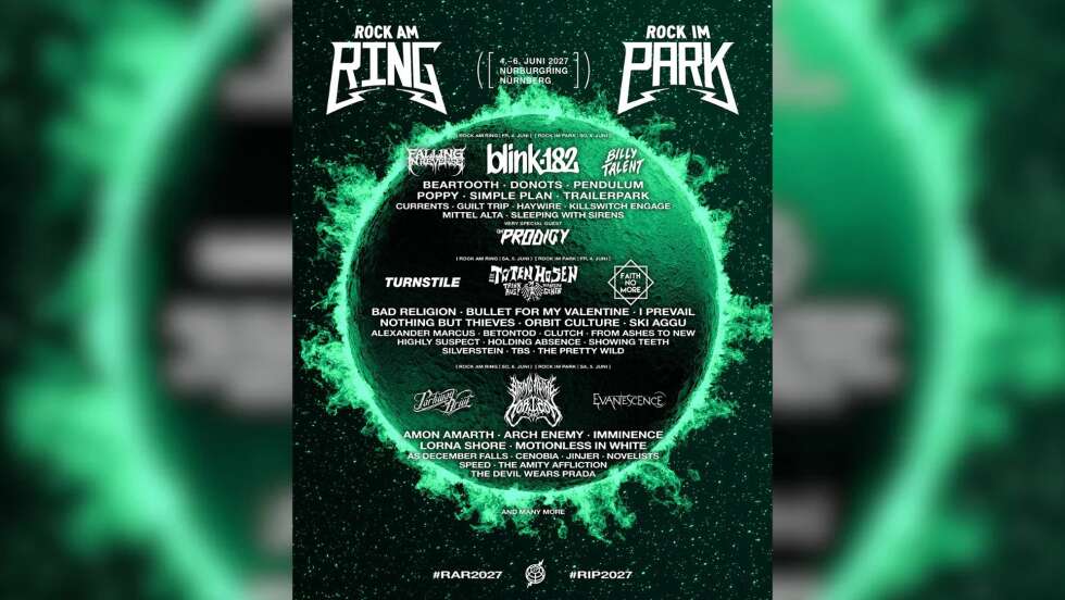 Rock im Park/Rock am Ring: 24 neue Bands für 2027!