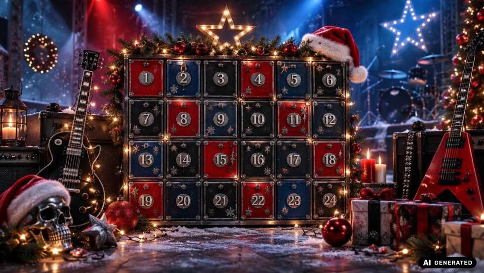 Rock-Adventskalender 2026:<br>Ideen für Rock- und Metalfans zum Kaufen und Basteln