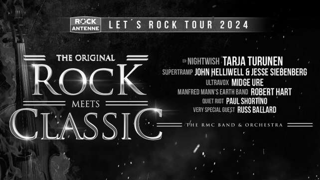 Neu im ROCK ANTENNE Konzertkalender: ROCK MEETS CLASSIC auf Deutschlandtour 2024!OCK ANTENNE Hamburg Konzertkalender: BATTLE BEAST und PERIPHERY live 2024!