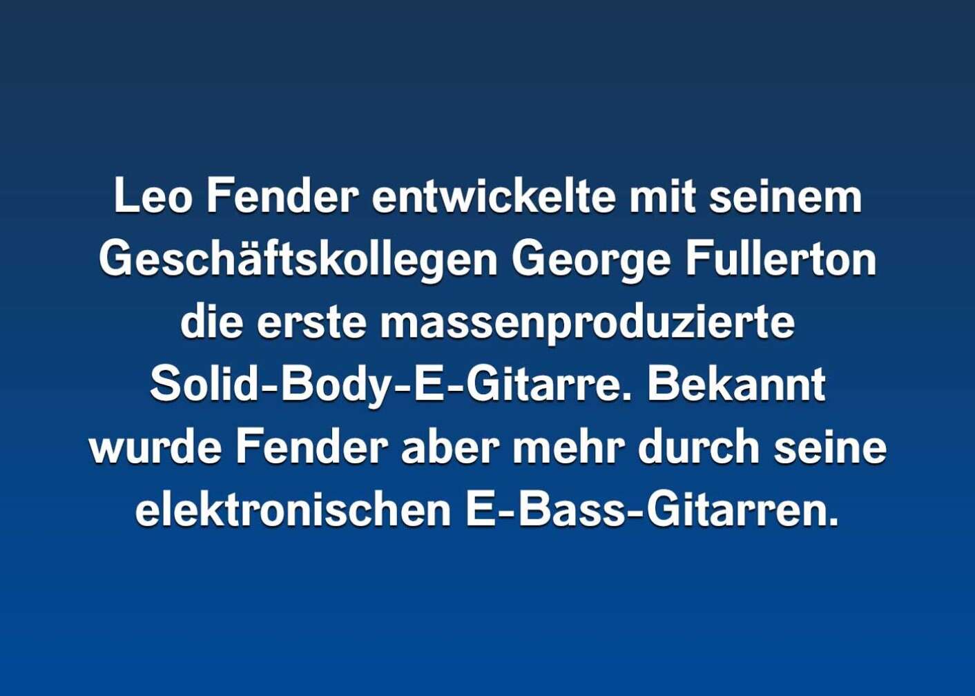 10 Fakten über Leo Fender