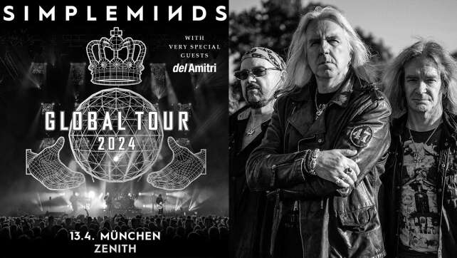 Neu im ROCK ANTENNE Bayern Konzertkalender: SAXON und SIMPLE MINDS live 2024!