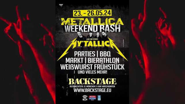 23.05 - 26.05.24.: Das Metallica Weekend im Backstage München