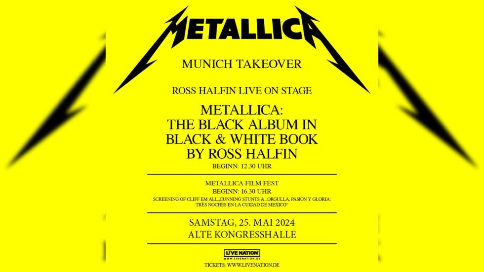 25.05.2024: METALLICA Takeover Munich mit Ross Halfin