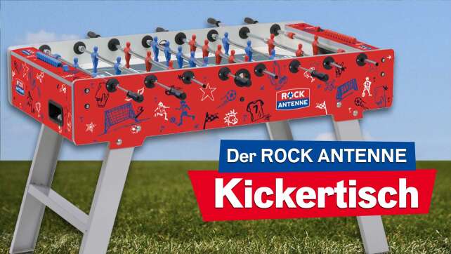 Fußball-EM 24: Holt euch den ROCK ANTENNE Bayern Kickertisch!