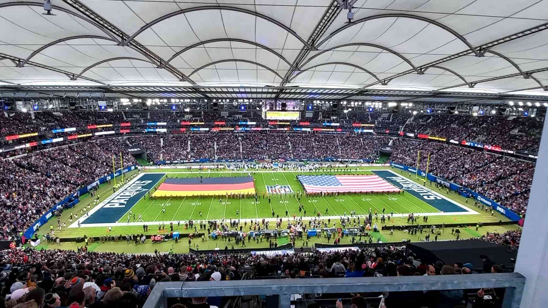 Das Stadion bei den NFL European Games 2023 in Frankfurt